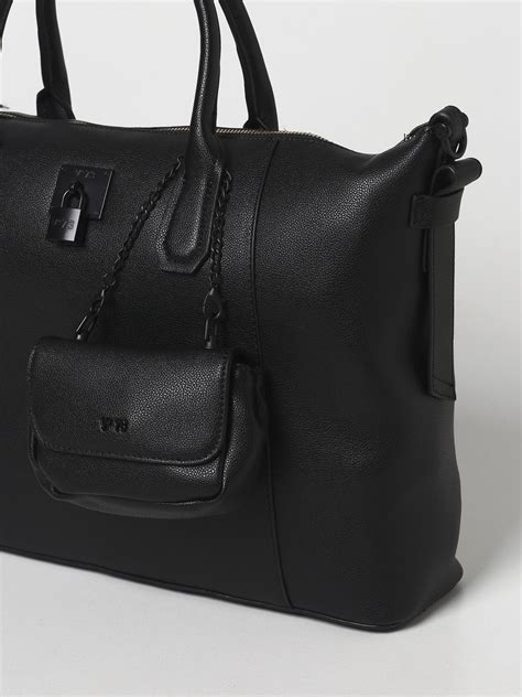 Borsa a mano in pelle Nero 